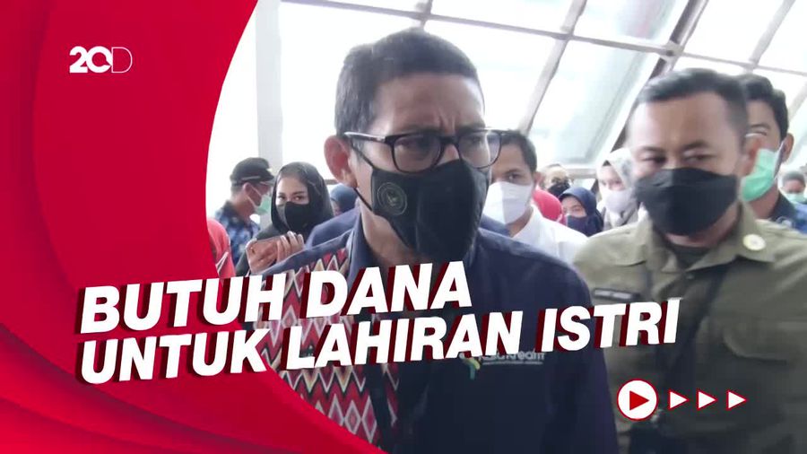 Kala Sandi Uno Borong Rempeyek UMKM Disabilitas untuk Lahiran Istrinya