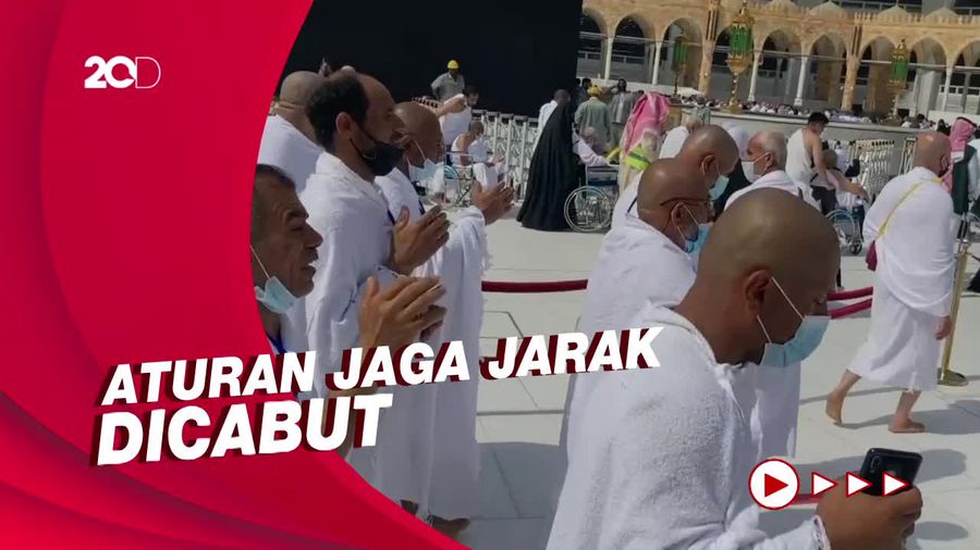 Lautan Manusia Kembali Padati Area Kabah Jelang Ramadan