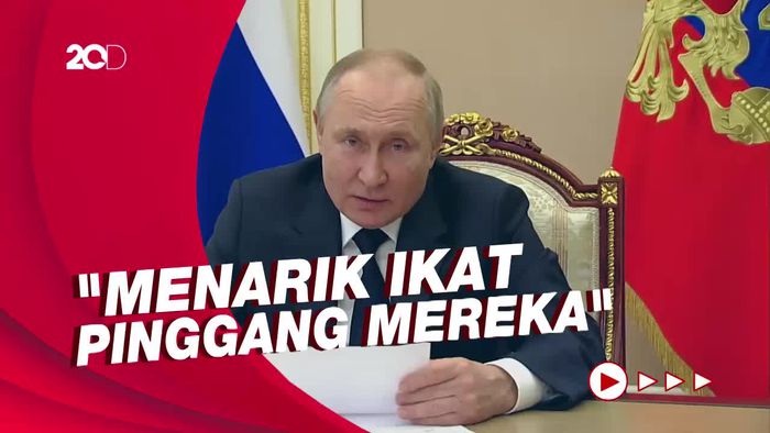 Putin Sebut Sanksi Ekonomi Barat Rugikan Negara Mereka Sendiri