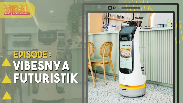 Kulineran Asik Dilayani Robot Futuristik