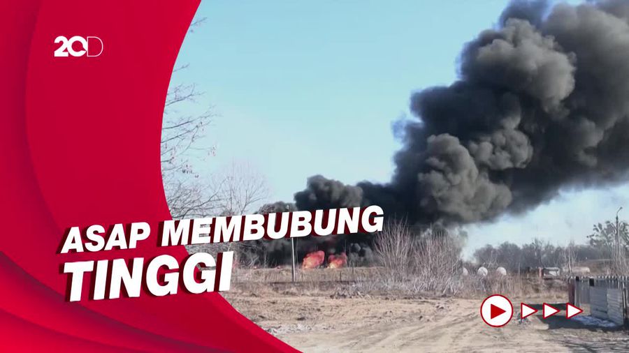 Roket Rusia Hancurkan Pangkalan Udara Ukraina di Wilayah Kiev