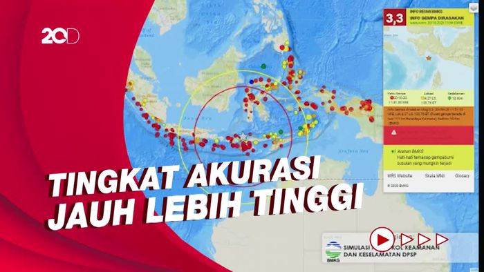 BMKG & BRIN Kembangkan Pemodelan Tsunami Merah Putih