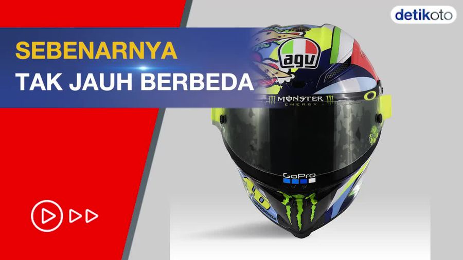 Apa Beda Helm MotoGP dan Helm Harian?