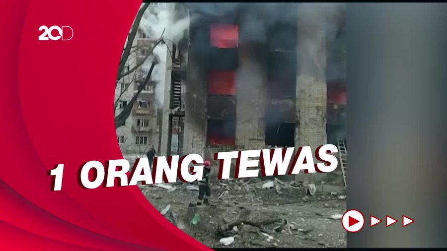 Kehancuran di Kota Chernihiv Usai Dihunjam Serangan Udara Rusia