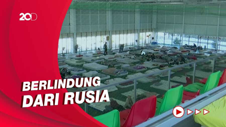 Situasi Shelter Pengungsian Ukraina di Stasiun Bawah Tanah hingga Hotel Mewah