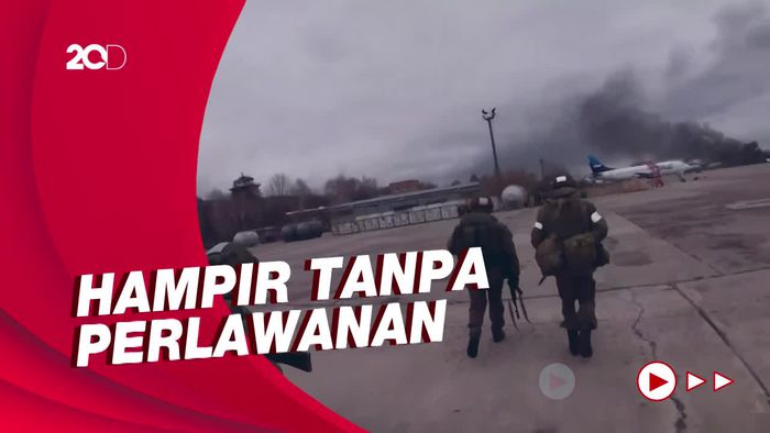 Detik-detik Pasukan Rusia Kuasai Pangkalan Udara di Kiev