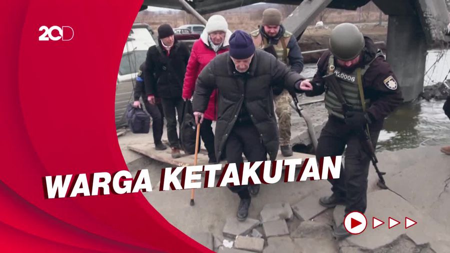 Pecah Pertempuran di Irpin di Tengah Proses Evakuasi Warga Sipil