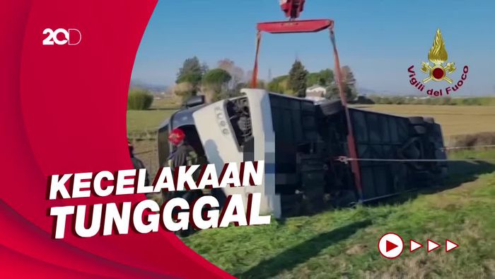 Bus Berisi 50 Pengungsi Ukraina Kecelakaan di Italia, 1 Korban Meninggal Dunia