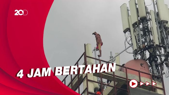 Kecewa Pacar Nolak Diajak Nikah, Agus Nekat Panjat Tower BTS