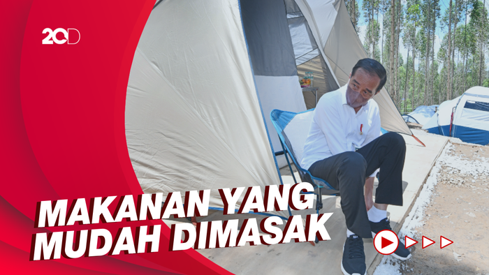 Bekal Presiden Jokowi Saat Kemah di IKN Nusantara