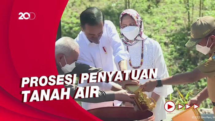 Jokowi Sebut Prosesi Kendi Nusantara Bentuk Kebhinekaan