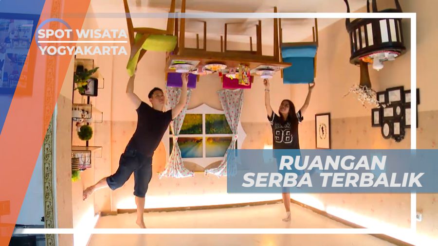 Unik, Spot Foto Terbaik di Upside Down World Karangber Bantul