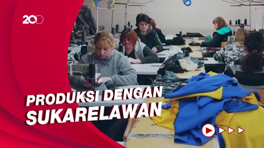 Geliat Pabrik Pakaian di Lviv Bikin Baju Penghangat untuk Tentara Ukraina