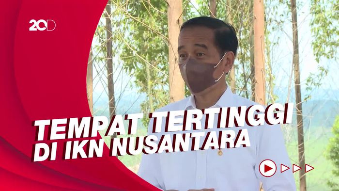 Penjelasan Jokowi soal Istana Negara Dibangun di Ketinggian 80 Mdpl di IKN