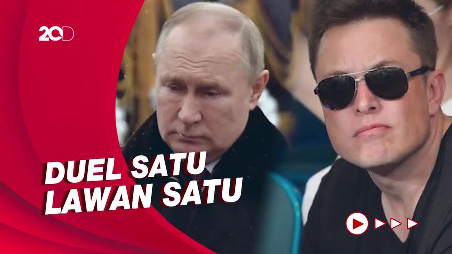 Elon Musk Tantang Putin Duel Pertaruhkan Ukraina