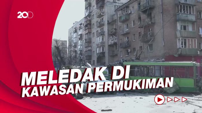 Dua Orang Tewas Akibat Serangan Udara Rusia di Kota Kiev