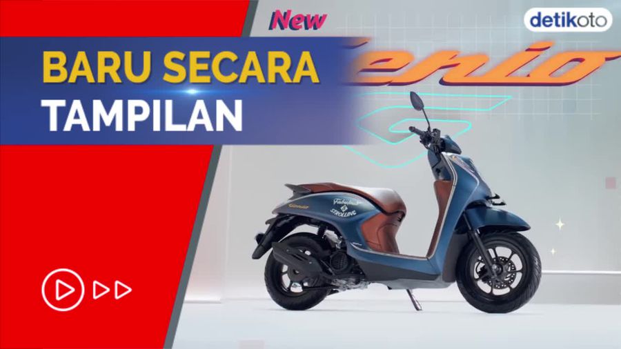 Harganya Rp 18 Jutaan, Ini Wujud Skutik Terbaru Honda Genio 