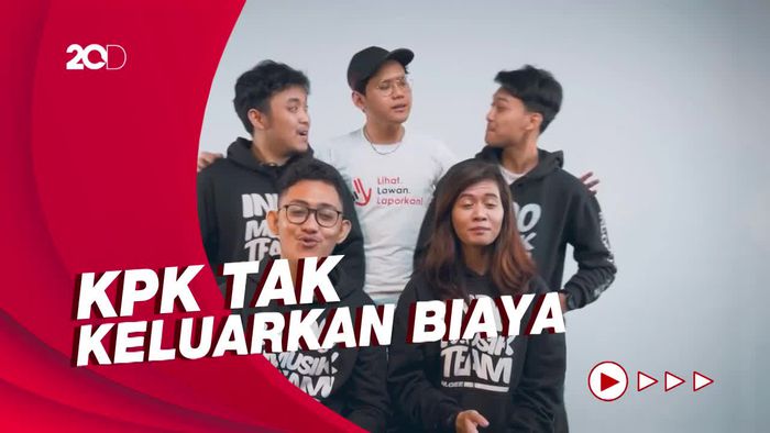 Ini Lagu Kolaborasi KPK-Indra Kenz: Lihat, Lawan, Laporkan