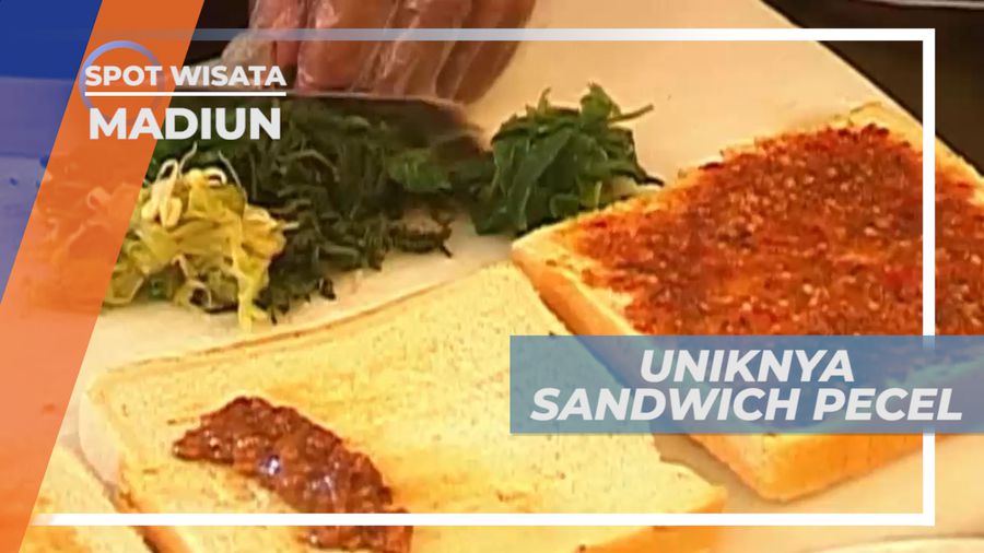 Sandwich Pecel, Sensasi Lezat Pecel yang Unik Disajikan di Atas Roti, Madiun