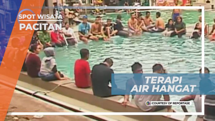 Menikmati Terapi Berendam Air Hangat Alami, di Lereng Gunung Kelir, Pacitan