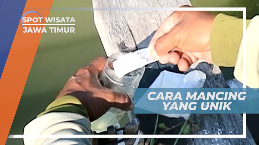 Cara Unik Memancing Ikan Dengan Umpan Botol Bekas, Sidoarjo