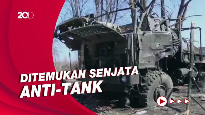 Rusia Hancurkan Truk Militer Mengangkut Persenjataan Ukraina