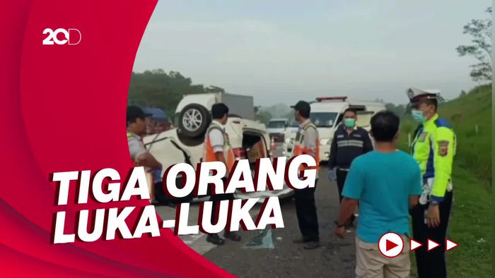 Minibus Seruduk Belakang Truk Boks di Tol Cipali, Satu Orang Tewas