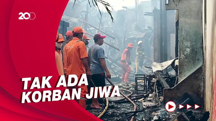 Kebakaran di Mampang Prapatan Diduga Akibat Korsleting Listrik