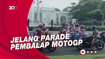 Momen Para Rider MotoGP 2022 Mengaspal di Sekitar Istana