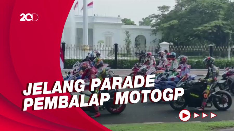 Momen Para Rider MotoGP 2022 Mengaspal di Sekitar Istana