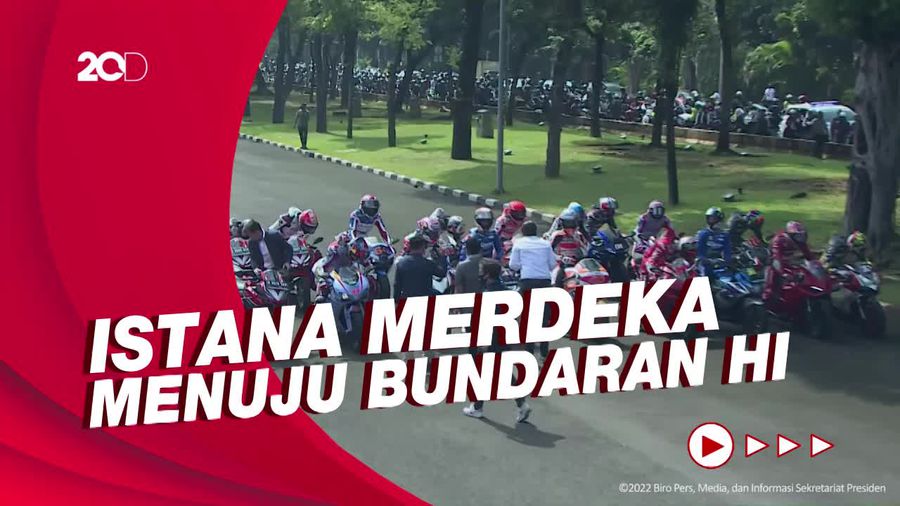 Komunitas Motor Meriahkan Parade MotoGP Mandalika