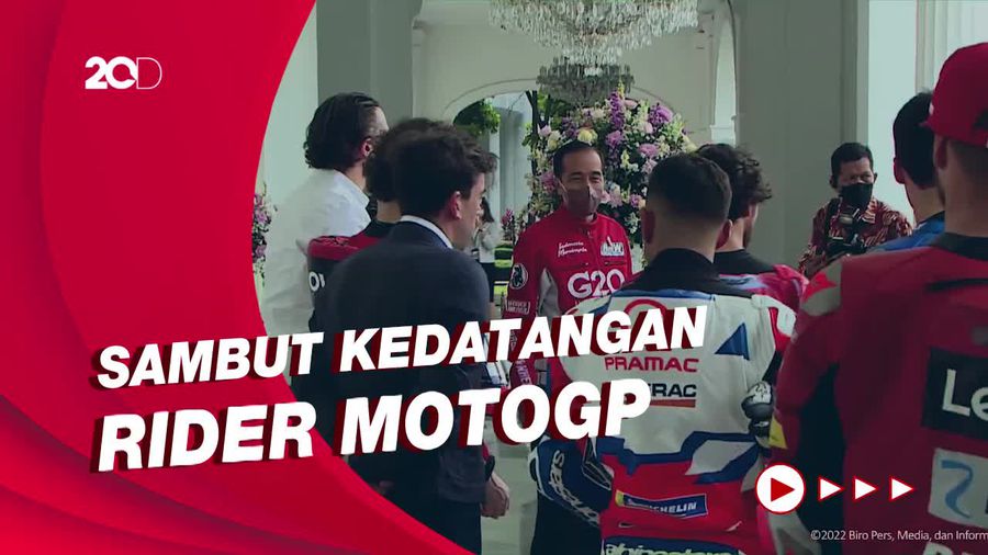 Jokowi Bertemu Rider MotoGP di Istana, Bahas Apa Sih?