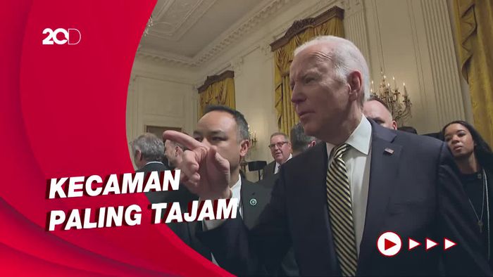 Biden Juluki Putin Penjahat Perang 