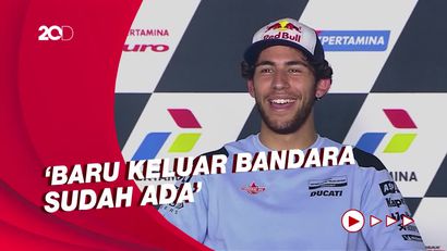 Enea Bastianini soal Fans Indonesia: Ada di Mana-mana