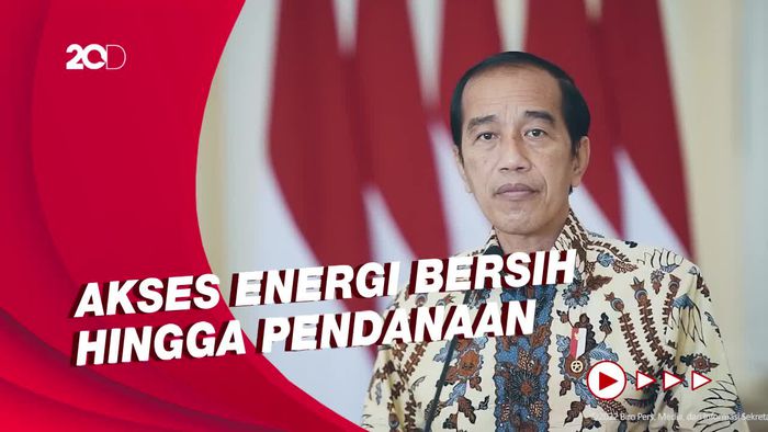 Jokowi Beberkan 3 Tantangan Besar Menuju Transisi Energi
