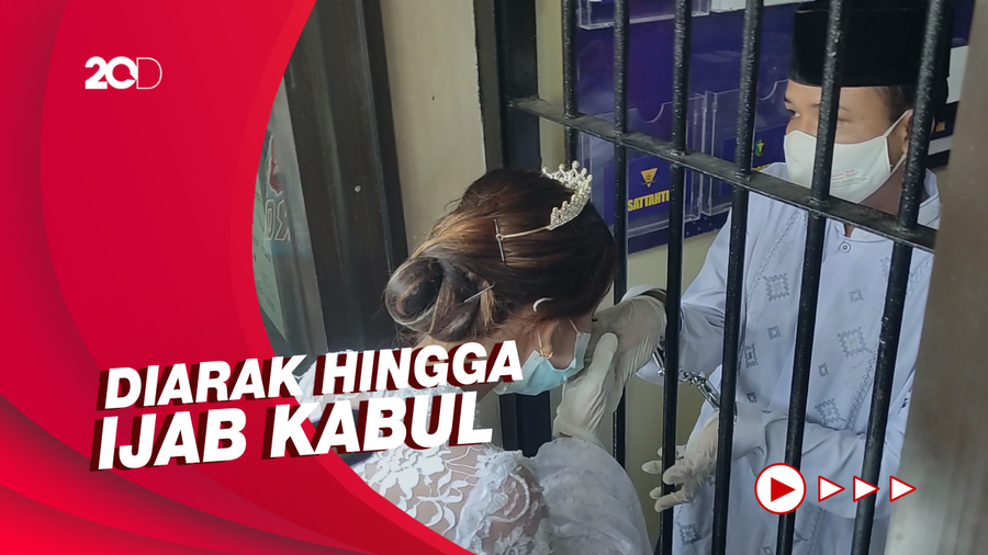 Suasana Haru Tahanan di Semarang Kembali Masuk Sel Usai Ijab Kabul