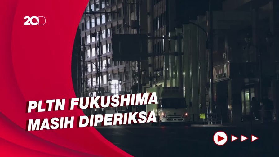 Tokyo Gelap Gulita Usai Gempa M 7,3 Guncang Fukushima