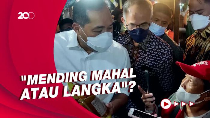 Tinjau Pasar Senen, Mendag Ditanya Emak-emak soal Migor Mahal