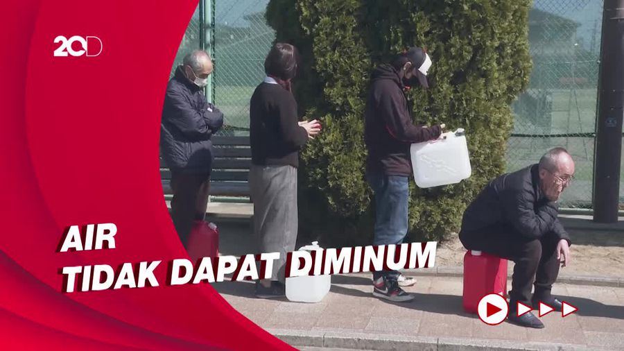 Imbas Gempa, Pasokan Air Minum di Fukushima Terganggu