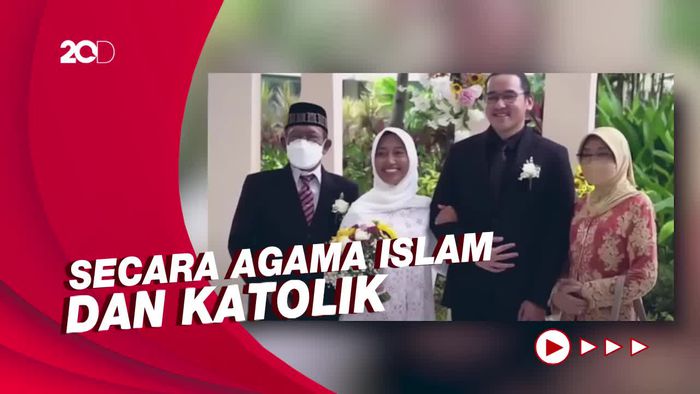 Momen Pernikahan Stafsus Jokowi yang Viral Gelar Prosesi Nikah 2 Cara