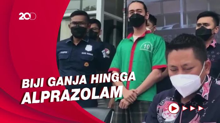 Penampakan Barang Bukti Kasus Narkoba Vokalis Sisitipsi