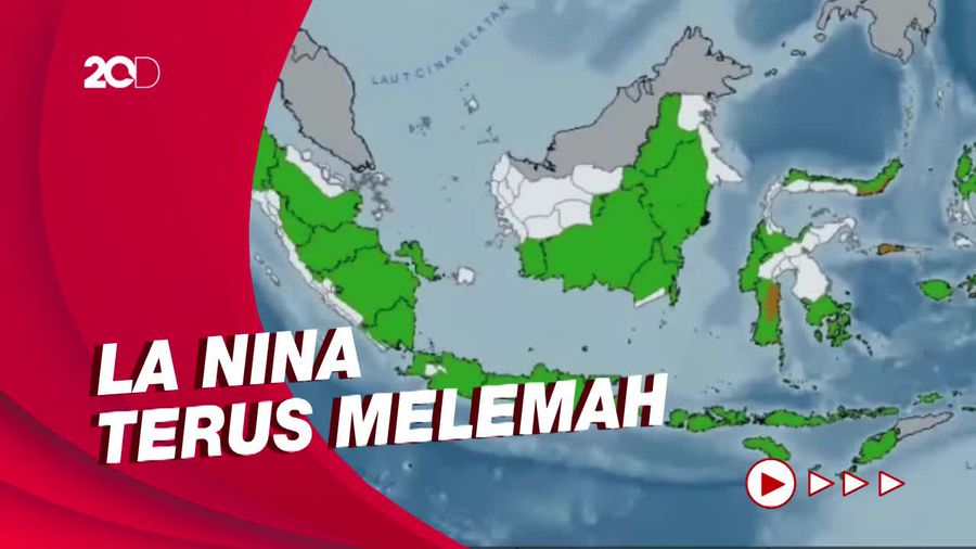 BMKG: La Nina Diprediksi Hingga Pertengahan 2022, Potensi Hujan Masih Ada