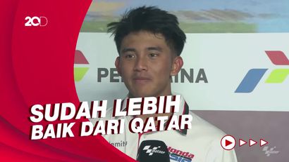 Kata Pembalap Indonesia Mario Aji di Hari Pertama MotoGP Mandalika