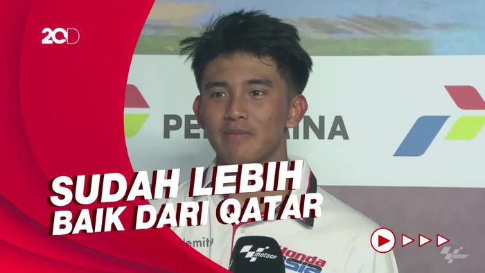 Kata Pembalap Indonesia Mario Aji di Hari Pertama MotoGP Mandalika