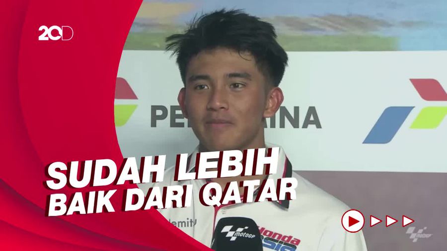 Kata Pembalap Indonesia Mario Aji di Hari Pertama MotoGP Mandalika