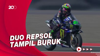 Monster Yamaha Kuasai FP2 MotoGP Mandalika
