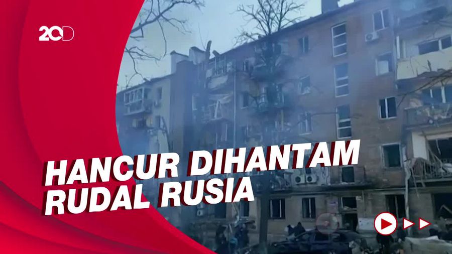 Kota Kiev Dikepung Militer Rusia, Bangunan Tempat Tinggal Hancur