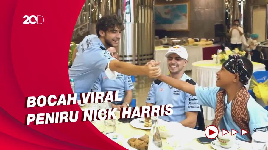 Dady Nick Harris Cilik Asal NTT Jadi Komentator MotoGP di Depan Bastianini