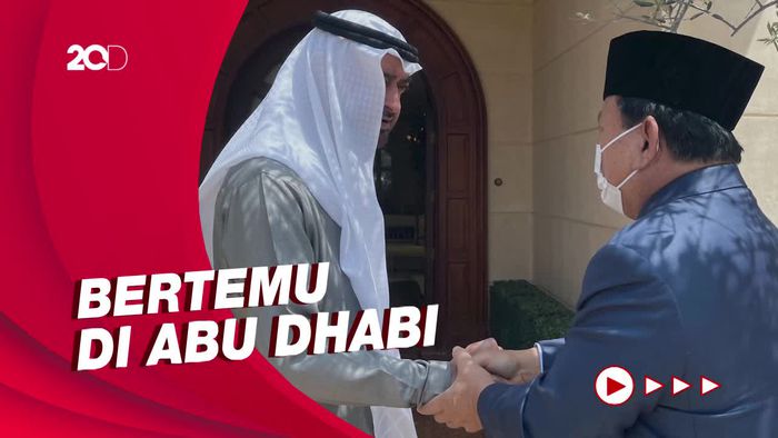 Prabowo Temui Pangeran MBZ, Bawa Surat dari Jokowi