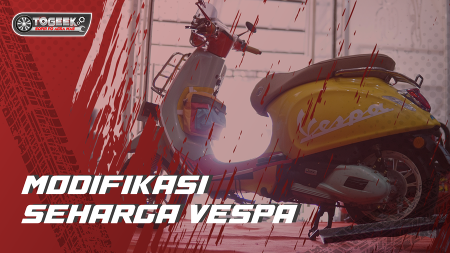 Intip Modifikasi Vespa Langka Milik Awkarin